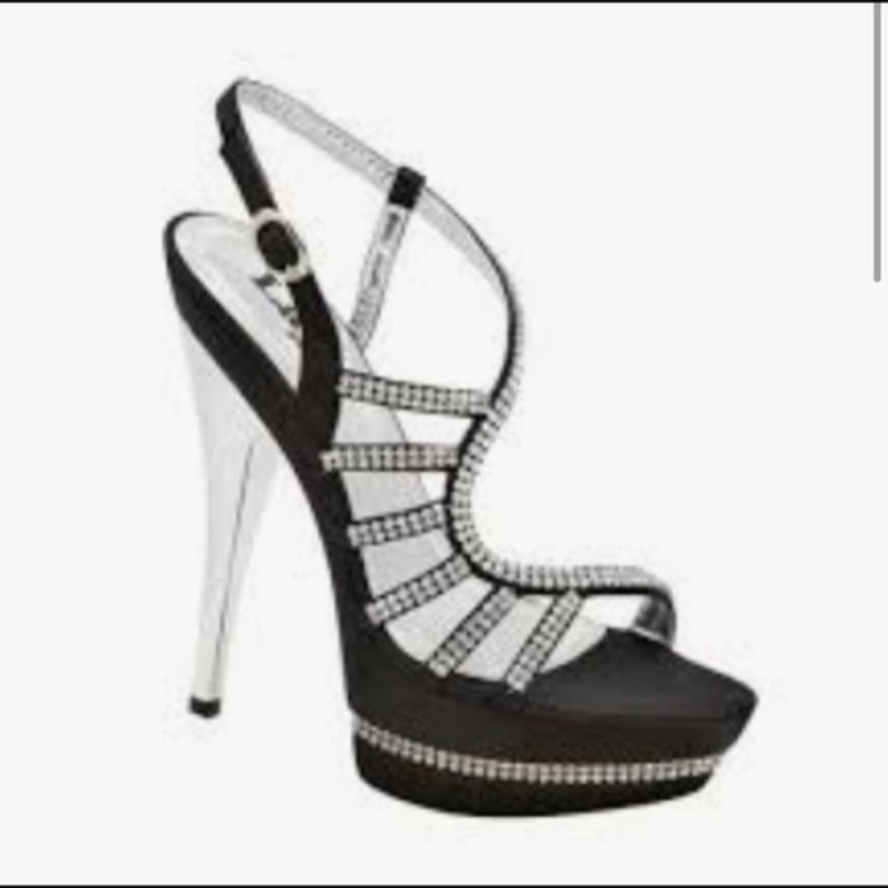 LAVA RHINESTONE HEELS.